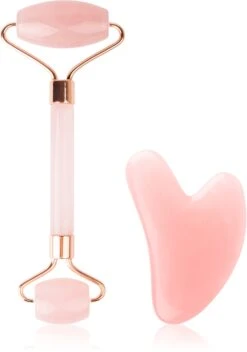 Brushworks Resin Rose Roller & Gua Sha