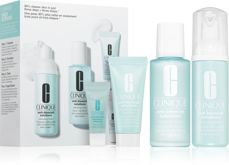Clinique Anti-Blemish Solutions™ Mini Kits 3 Clinique Anti-Blemish Solutions™ Mini Kits