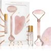Crystallove Rose Quartz Beauty Set 1 Crystallove Rose Quartz Beauty Set -Bobbi Brown || Lancome || Clinique Soldes Magasin crystallove rose quartz beauty set kit soins visage