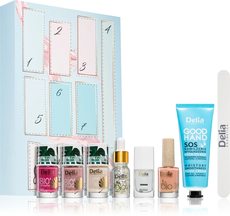 Delia Cosmetics Beauty Nail Set Nude 3 Delia Cosmetics Beauty Nail Set Nude