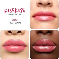 GUERLAIN KissKiss Shine Bloom 12 GUERLAIN KissKiss Shine Bloom -Bobbi Brown || Lancome || Clinique Soldes Magasin guerlain kisskiss shine bloom rouge a levres brillant 3