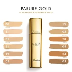 GUERLAIN Parure Gold Radiance Foundation 8 GUERLAIN Parure Gold Radiance Foundation -Bobbi Brown || Lancome || Clinique Soldes Magasin guerlain parure gold radiance foundation fond de teint fluide illuminateur spf 30 2