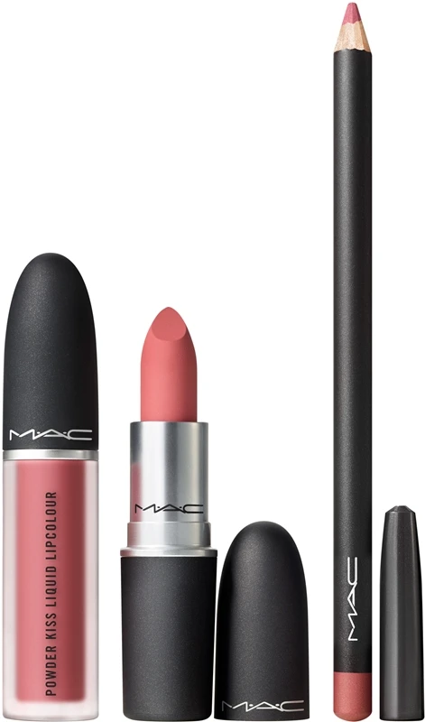 MAC Cosmetics Holiday Powdered Snow Kiss Lip Kit 4 MAC Cosmetics Holiday Powdered Snow Kiss Lip Kit – Image 2