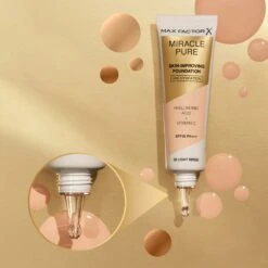 Max Factor Miracle Pure Skin -Bobbi Brown || Lancome || Clinique Soldes Magasin max factor miracle pure skin fond de teint longue tenue spf 30 4
