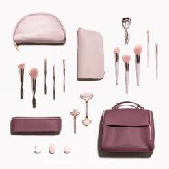 Notino Charm Collection Make-up Brush Set With Cosmetic Pouch -Bobbi Brown || Lancome || Clinique Soldes Magasin notino charm collection make up brush set with cosmetic pouch kit de pinceaux avec pochette dusty pink 8