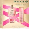 Nuxe Set 2023 Pink Fever 1 Nuxe Set 2023 Pink Fever -Bobbi Brown || Lancome || Clinique Soldes Magasin nuxe set 2023 pink fever coffret de noel visage corps et cheveux