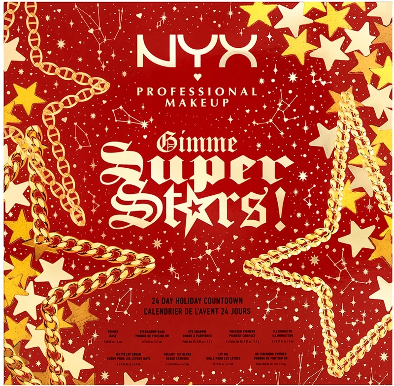 NYX Professional Makeup Gimme SuperStars! 24 Days Advent Calendar 3 NYX Professional Makeup Gimme SuperStars! 24 Days Advent Calendar