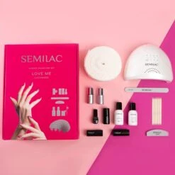 Semilac UV Hybrid Love Me -Bobbi Brown || Lancome || Clinique Soldes Magasin semilac uv hybrid love me kit manucure parfaite 3