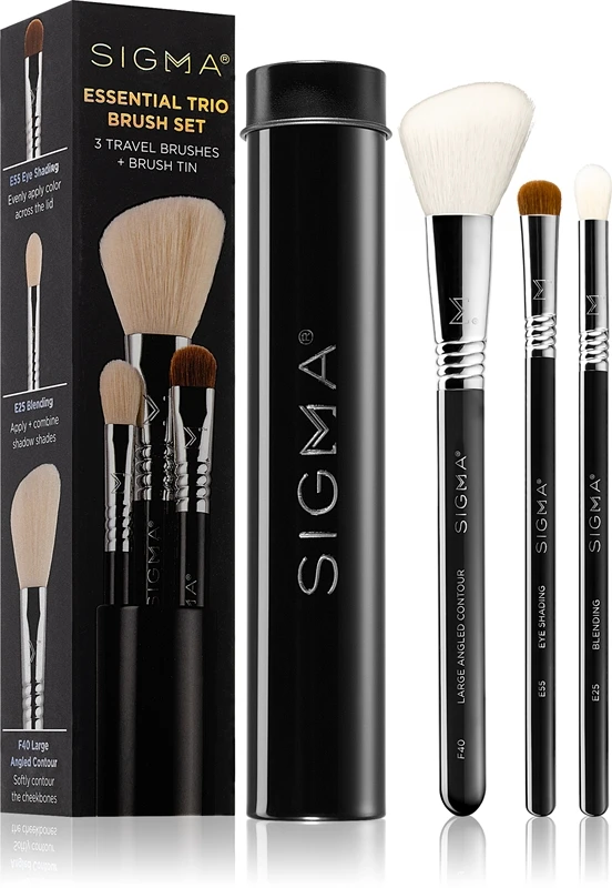 Sigma Beauty Essential Trio Brush Set 3 Sigma Beauty Essential Trio Brush Set