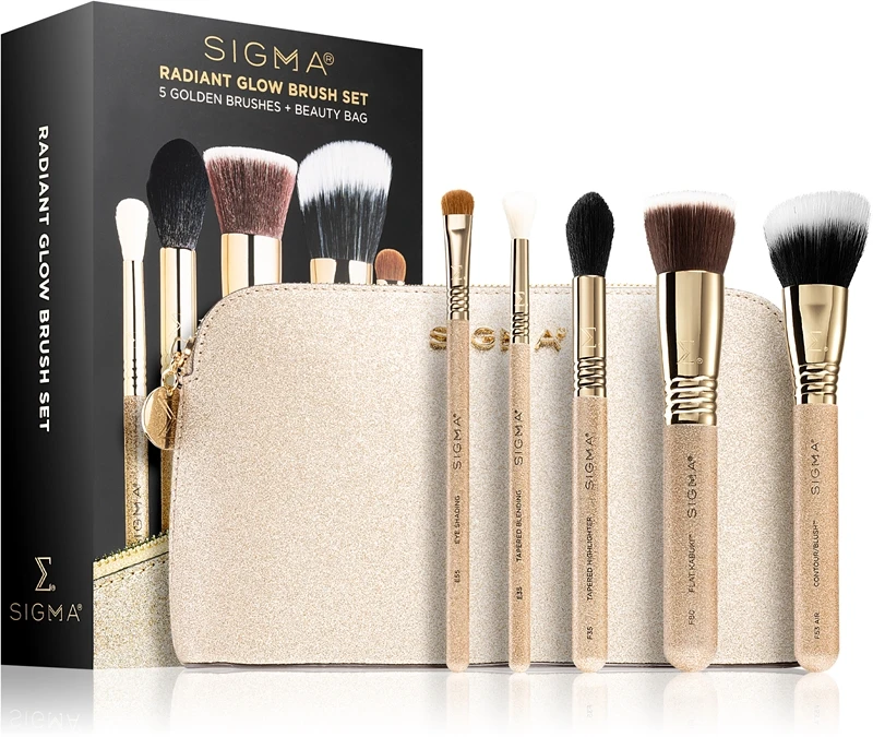 Sigma Beauty Radiant Glow Brush Set 3 Sigma Beauty Radiant Glow Brush Set